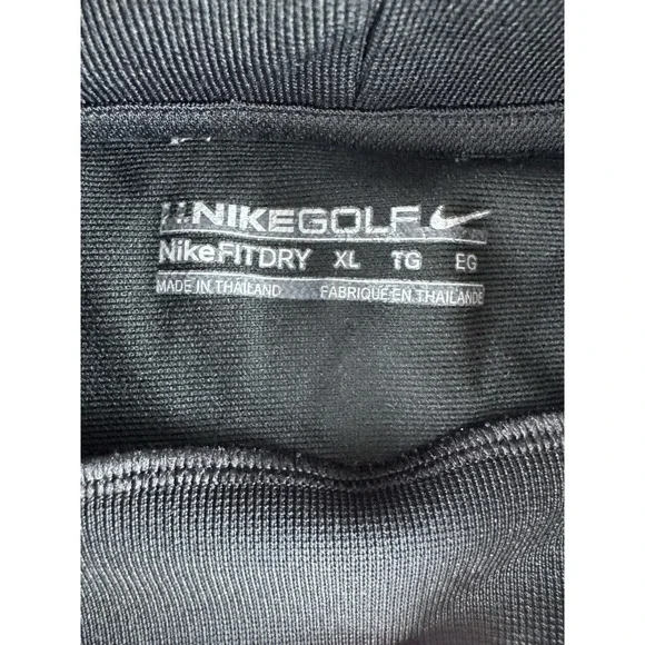 Nike Golf Dri Fit Long Sleeve Mock Neck Shirts XL Blue Black 2 Lot - Picture 6 of 15